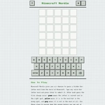minecraft wordle