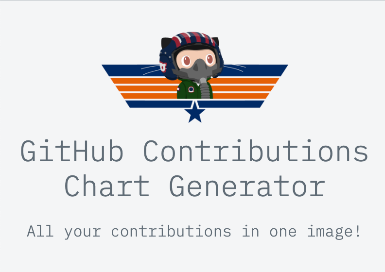 Github Contributions Chart Generator