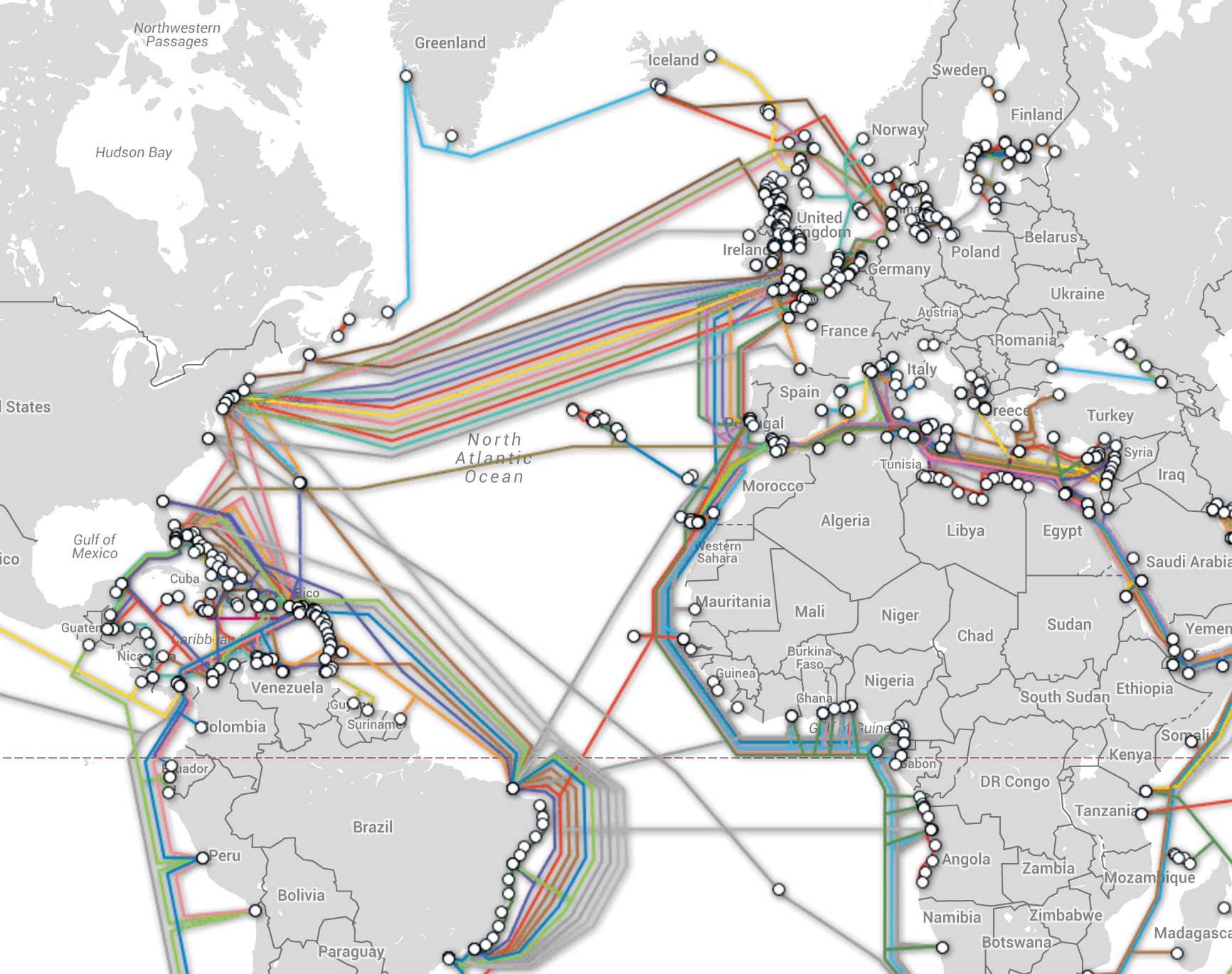 Submarine Cable Map