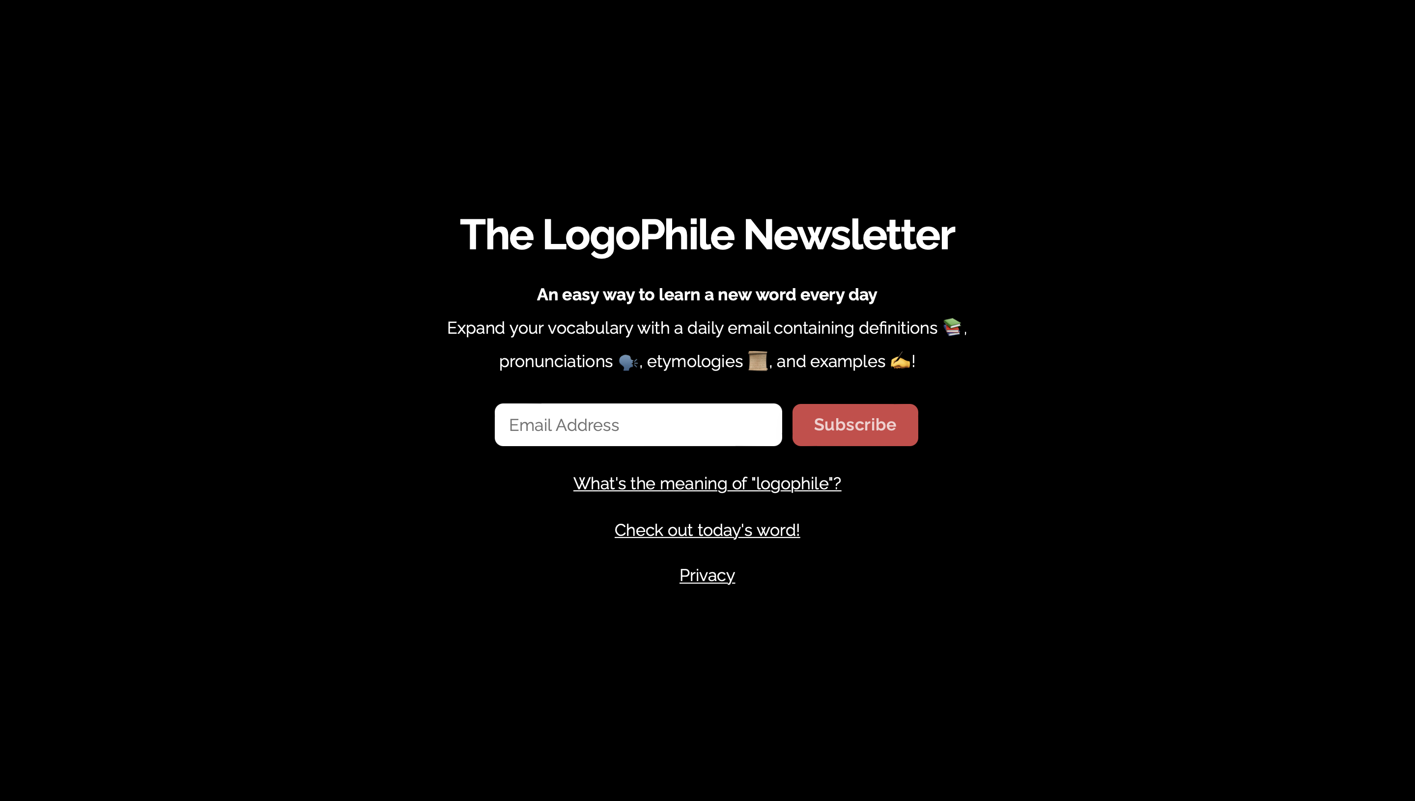 Word of the Day @ the LogoPhile