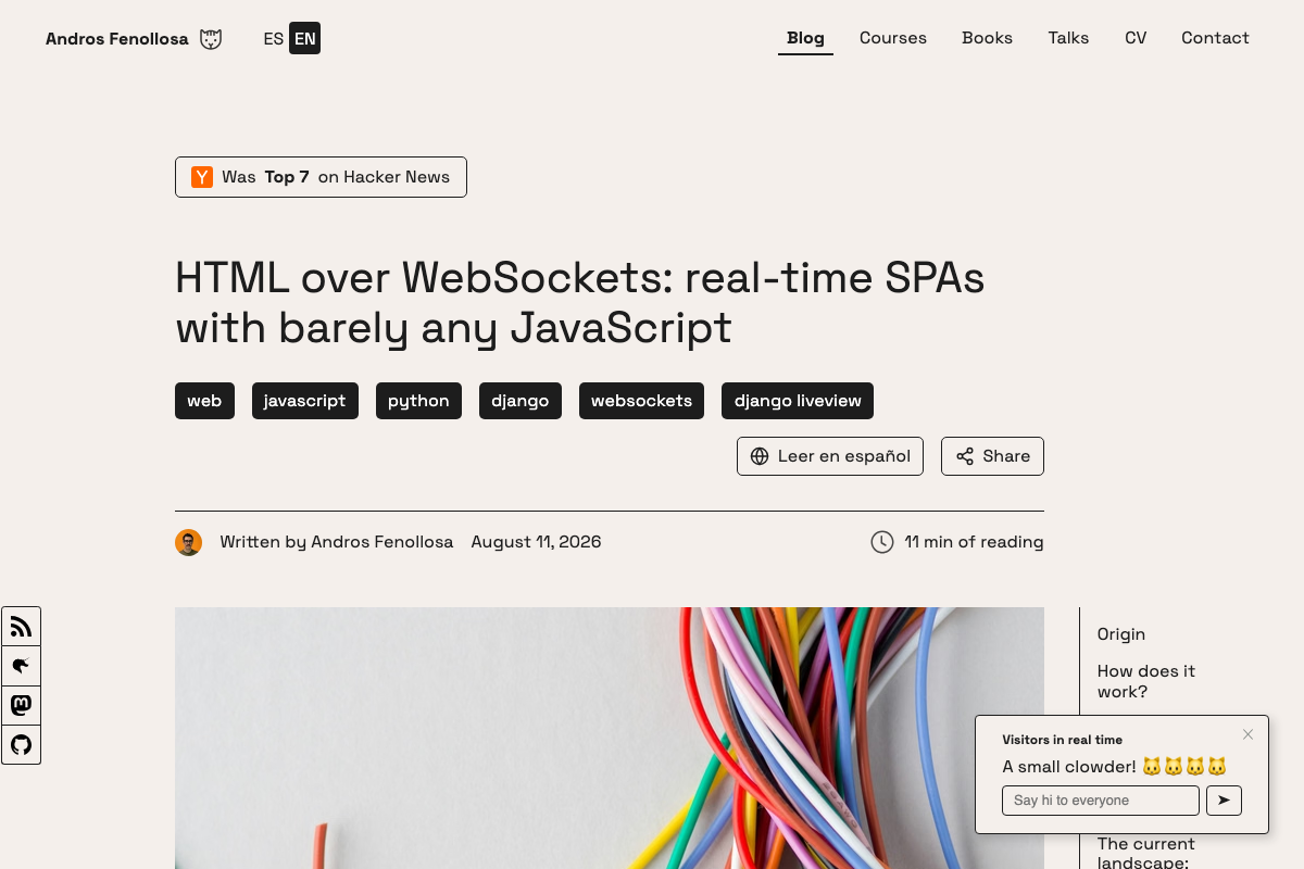 HTML over WebSockets preview