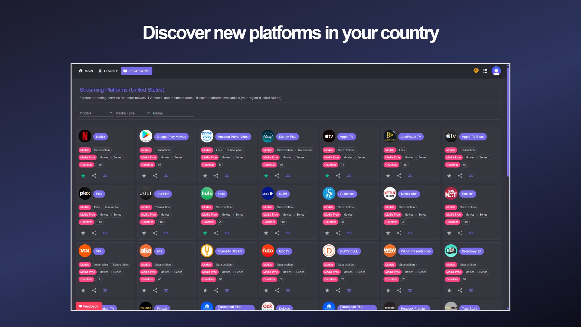 Streaming Discovery