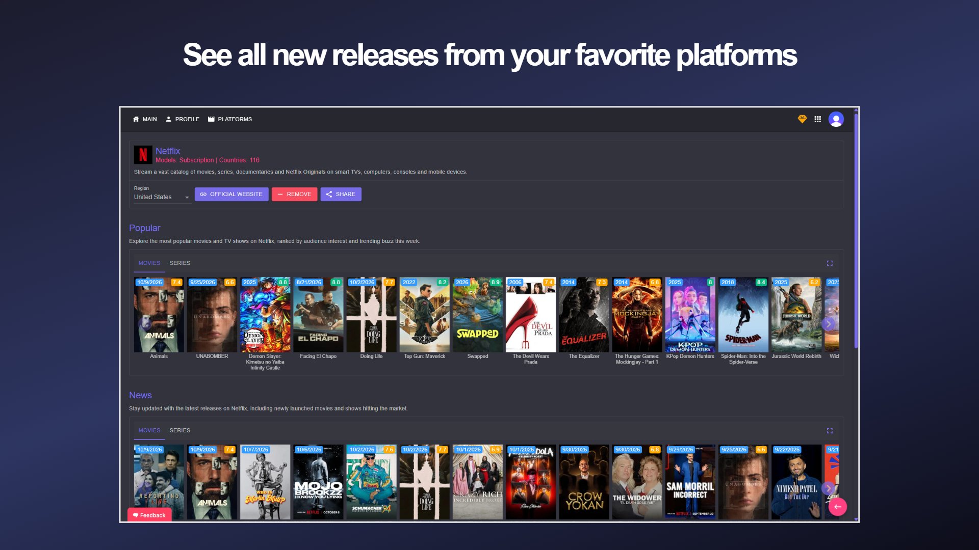Streaming Discovery