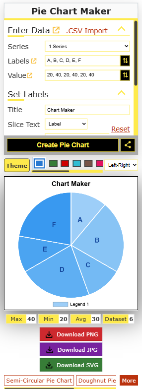 Pie Chart Maker