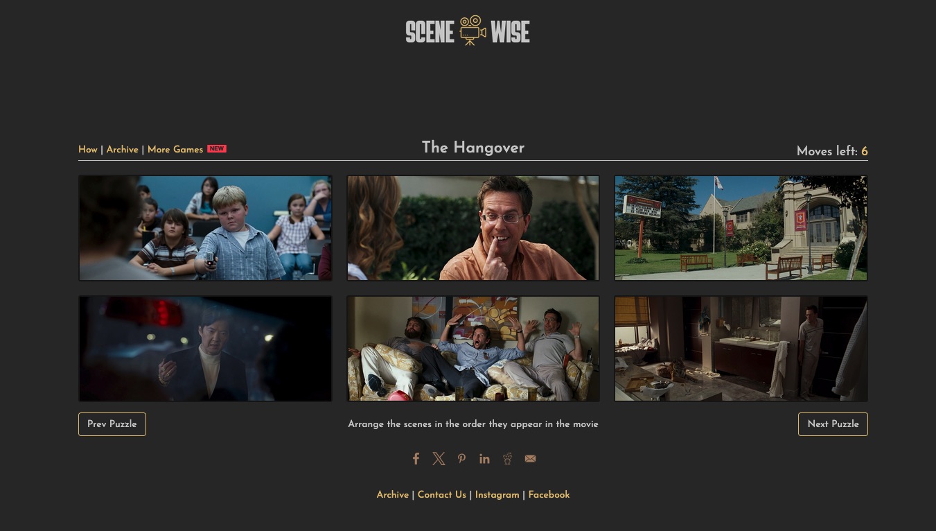 Daily Movie Puzzle