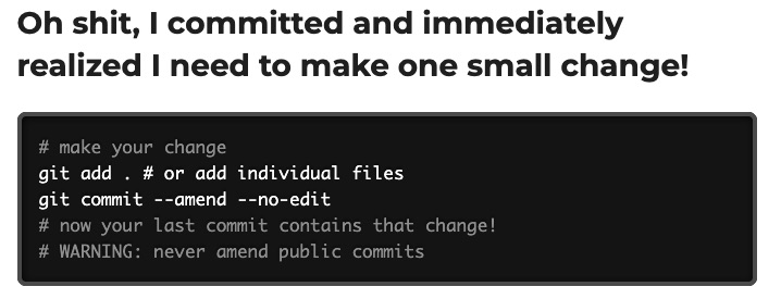 Oh Shit, Git!?!