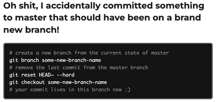 Oh Shit, Git!?!