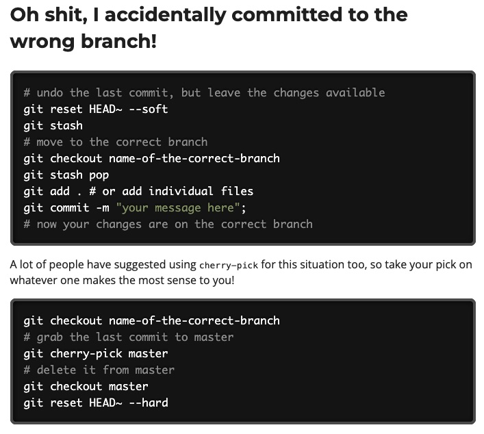 Oh Shit, Git!?!