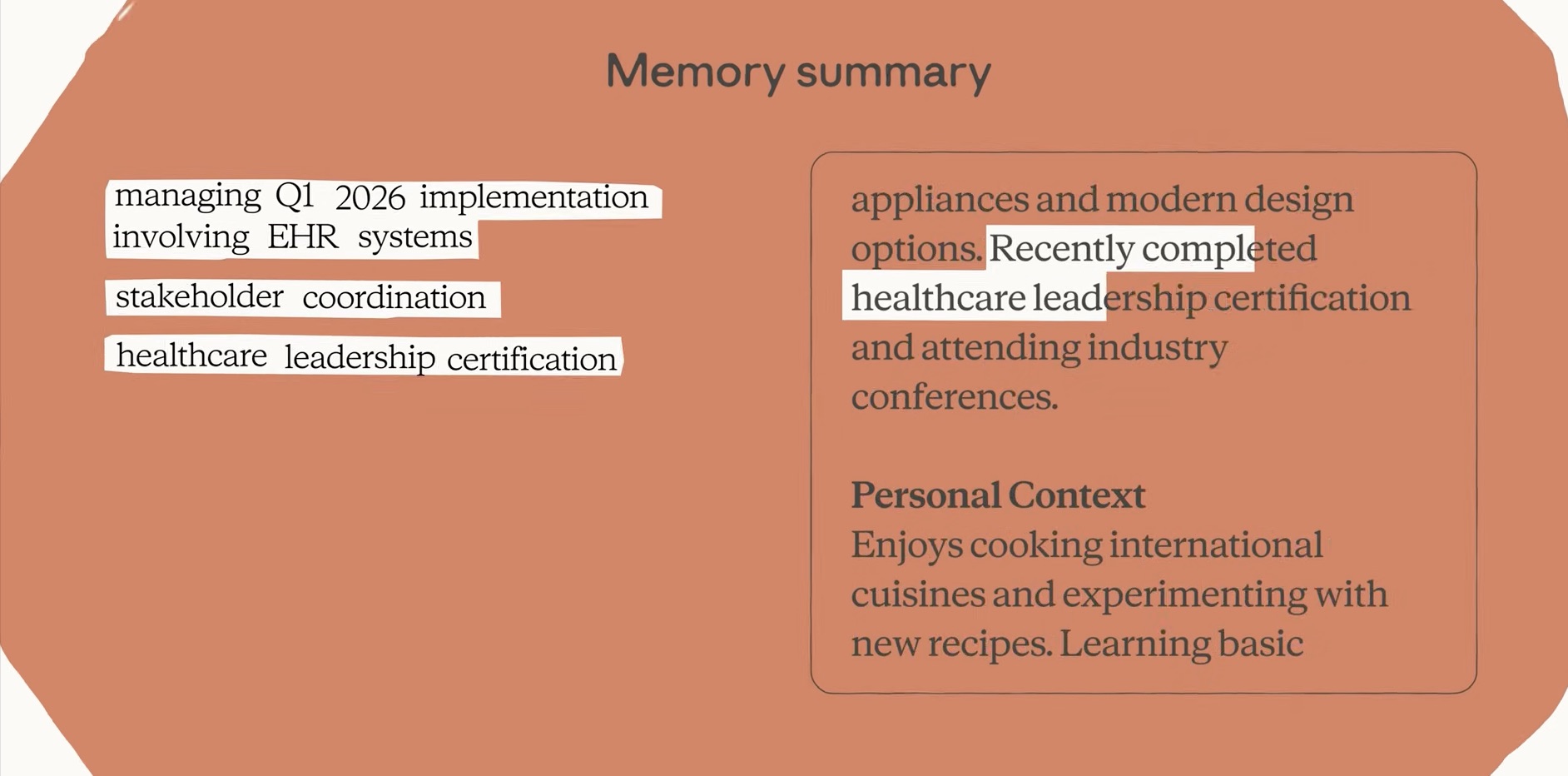 Claude memory