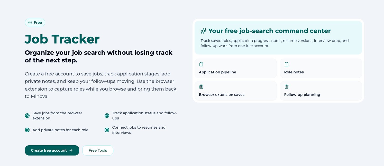 Minova - Smart Resume AI Assistant