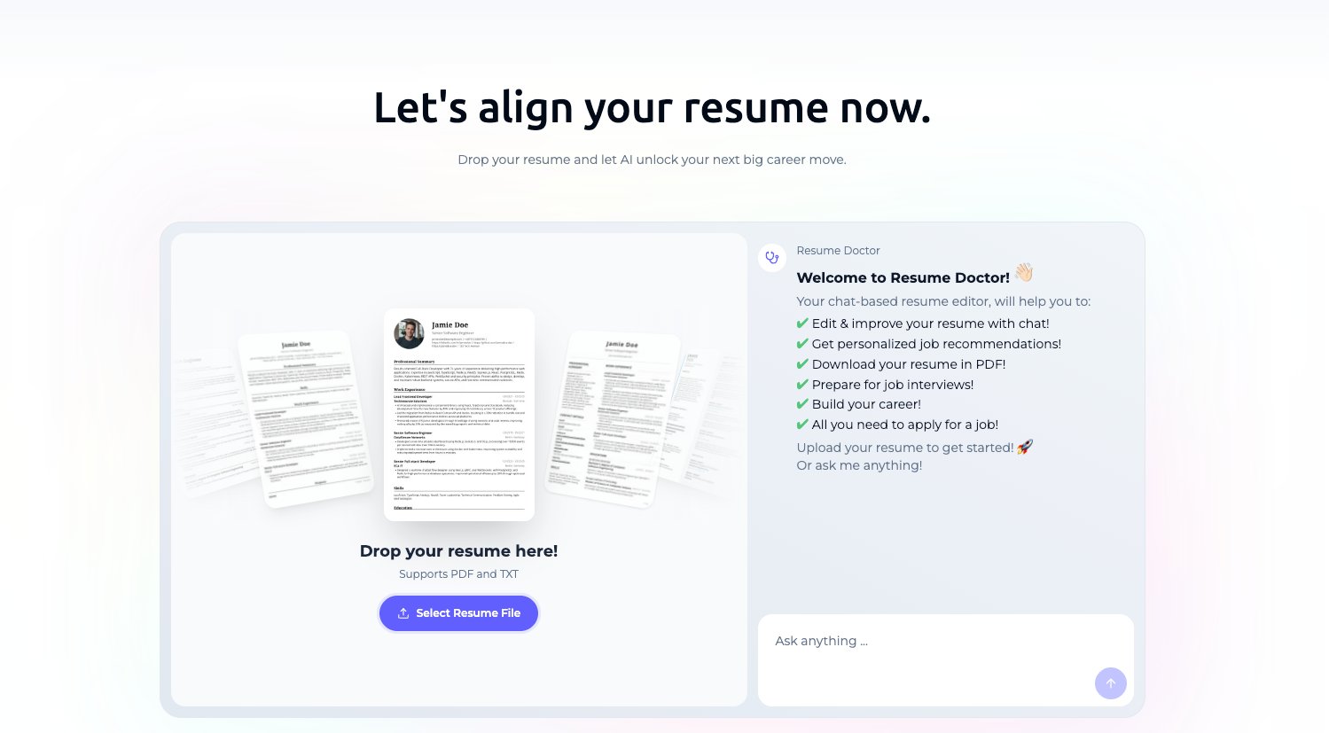 Minova - Smart Resume AI Assistant