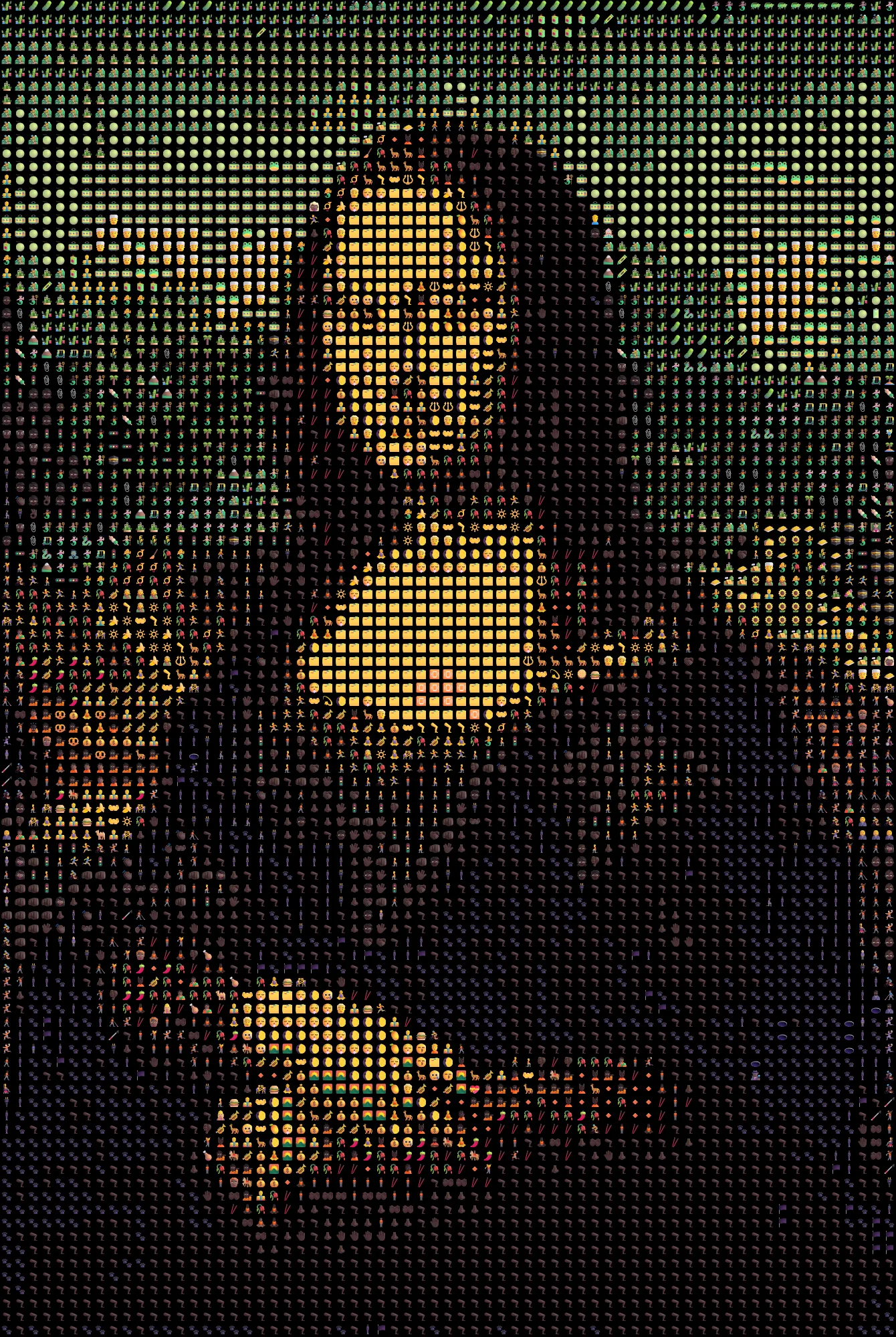 Emoji art generator