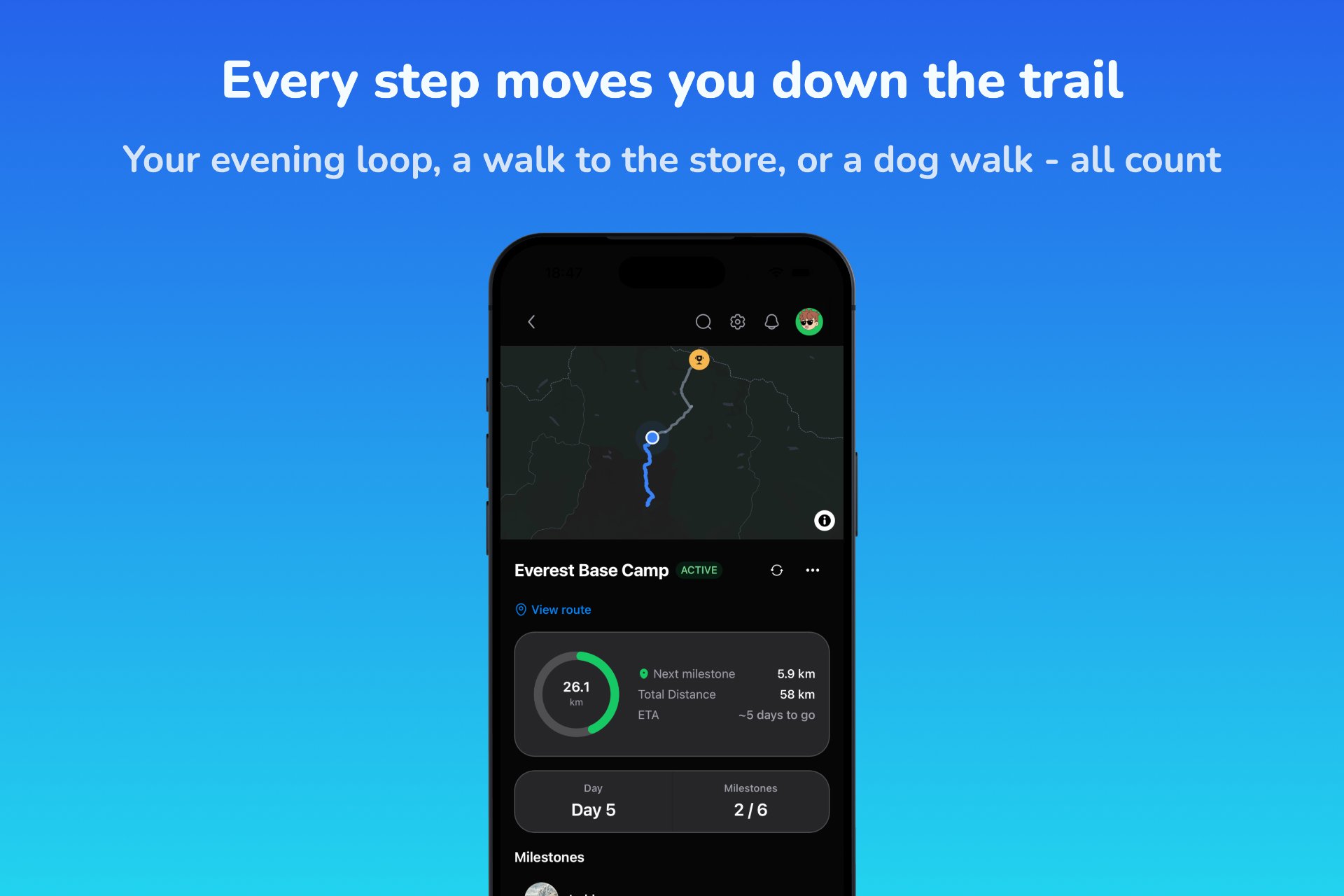 reTrek: Walking Challenge