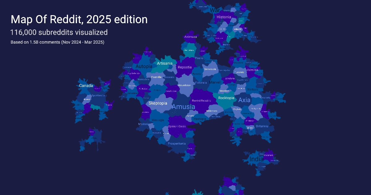 Map of Reddit