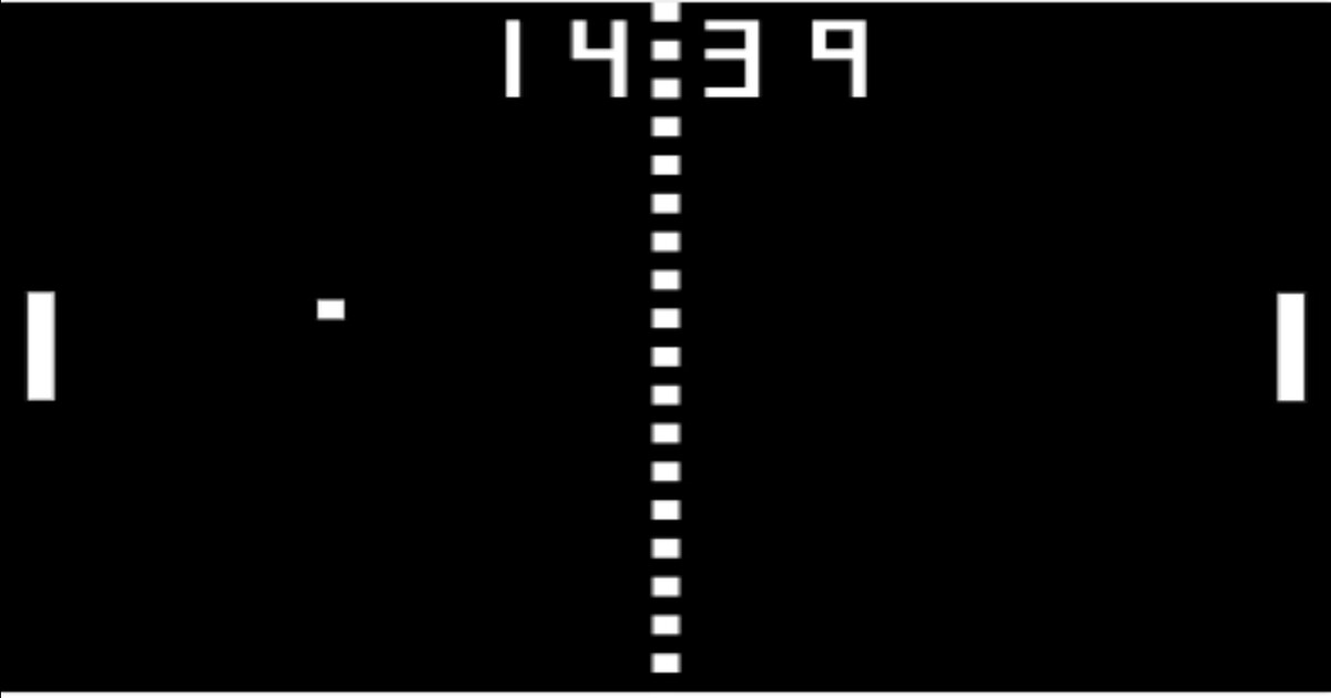 Pong Clock