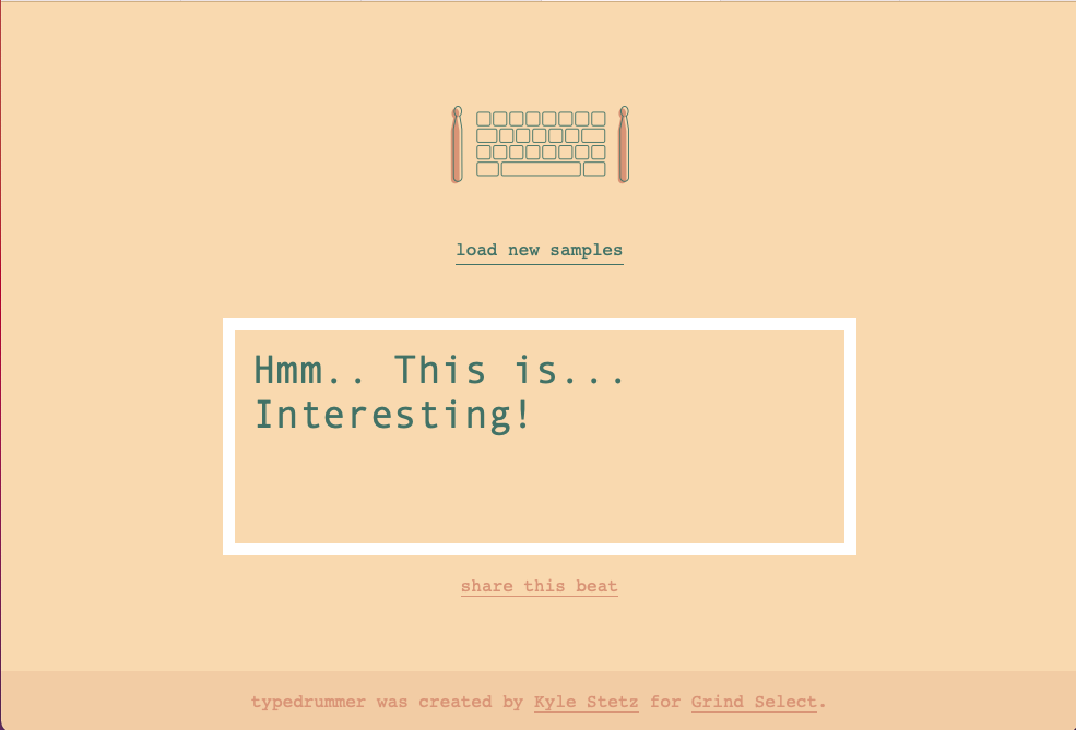 Type Drummer